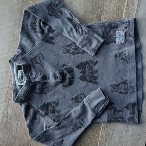 2T Long Sleeve Bear Print Shirt